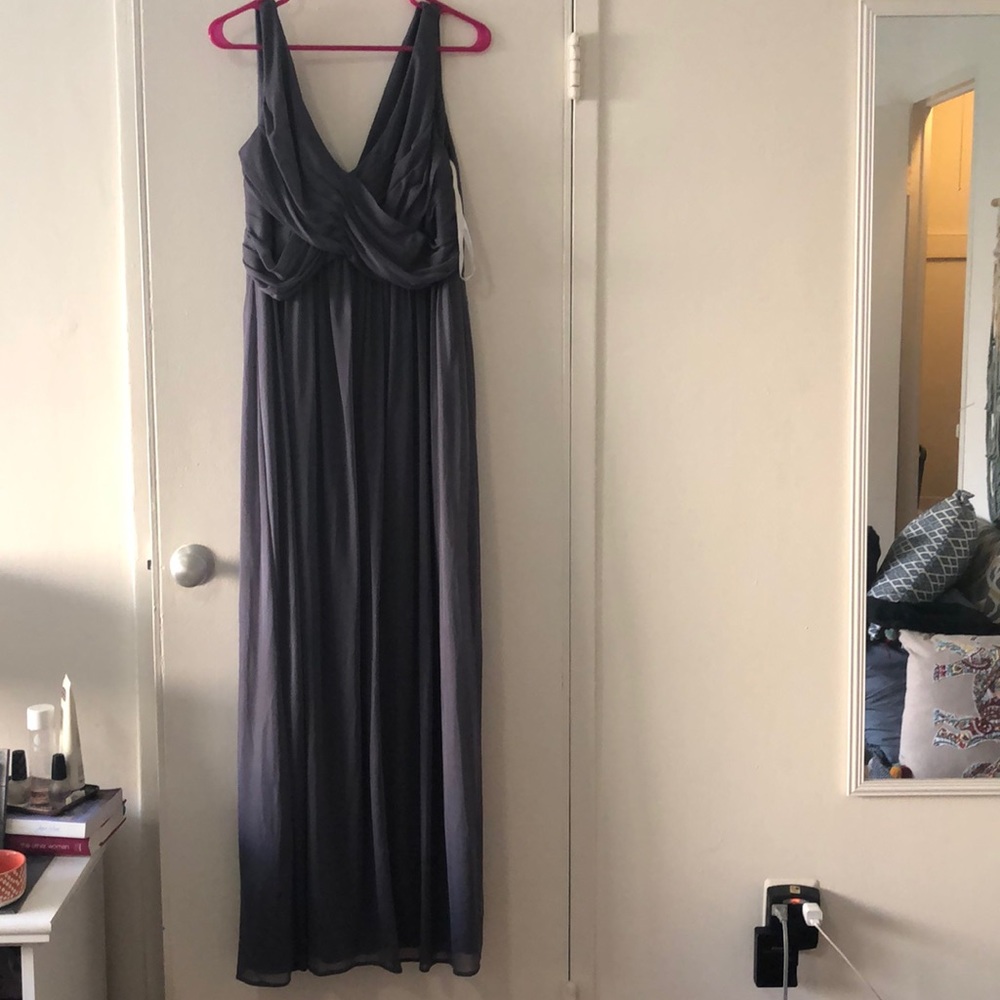 Slate Gray Bridesmaid dress
